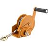 Wiltec Verricello manuale 540 kg 10 m rapporto di trasmissione 4.2:1 argano a fune