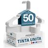 Utopia Home 50 Confezioni Appendini Plastica Salvaspazio, Bianco | Grucce in Plastica | Design Sottile | Più Spazio nell'Armadio | Resistenti | 50 Pezzi