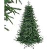 YITAHOME Albero di Natale Artificiale Premium 212 cm, ca. 1100 Punte in PE Stampato a Iniezione & PVC, Albero di Natale Realistico con Telaio Pieghevole & Supporto in Metallo, 212 x Φ105 cm