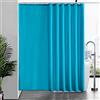 Furlinic Tende Doccia Anti-Muffa Tessuto in Poliestere, Grande Tende Doccia Impermeabile &Lavabile,Tenda Vasca da Bagno con 16 Ganci Tenda doccia Alzavola-240x200cm.