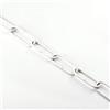 ORION LIGHTSTYLE Catena per lampadari, catena per lampadari, 1 m, catena a maglie rotonde, in metallo (bianco, 4 mm)