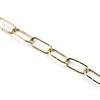 ORION LIGHTSTYLE Catena di ferro in acciaio liscio catena ovale catena 22 X 50 X 4 ottone catena lampada 4 mm