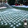 Dekofun Rete Tenda Luminosa 3x2M 200 LED con Spina, Bianco Freddo | Dotata di timer, 8 modalità luminose e impermeabile, adatta per balcone, giardino, soffitto, terrazza e decorazioni esterne