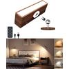 DetarZinLED Lampade da Muro a Batteria con Telecomando,Applique Ricaricabile da Parete,Adjustable Lampade da Muro,Lampada da Parete Senza Fili con 3 Temperature di Colore per Camera,Lampada da Lettura