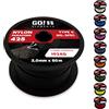 GO!elements Paracord Corda in Nylon antistrappo - 3mm Paracord 425 Tipo II Linee Come Corda da Esterno, Corda Multiuso, Corda di Sopravvivenza - Linea in Nylon Max. 192kg