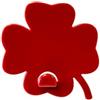 KalaMitica - Appendino per Lavagna Magnetica da Parete con Calamita Potente - Quadrifoglio Rosso