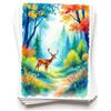 ZENO Water Color Paper A6 4X6IN 32 Fogli Carta Acquerello, 140lb 300gsm | 100 Polpa di Cotone, Forniture D Arte per Bambini e Adulti, Schizzi Artista, Disegno a Mano Libera, Qualità Superiore