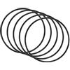 QUARKZMAN Nitrile Gomma O-Ring Rotondo 60mm x 56mm x 2mm, 5 Pz | Guarnizioni di Tenuta, Anelli Rubinetti, Guarnizione Rondella per Rubinetto Idraulica Riparazione Sigillatura Connessione