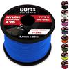 GO!elements Paracord Corda in Nylon antistrappo - 3mm Paracord 425 Tipo II Linee Come Corda da Esterno, Corda Multiuso, Corda di Sopravvivenza - Linea in Nylon Max. 192kg
