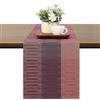 Chitomars Runner Tavola Moderno Antiscivolo PVC Lavabile Runner Tavolo | Runner Tavolo Resistente al Calore Runner per il Tavolo per la Decorazione di Tavoli (Viola Rosso, 30 x 180 cm)