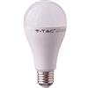 V-TAC Lampadina LED 17W, Bulb A65 Chip Samsung Pro Attacco E27, 3000K