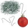COM-FOUR® 300x Ganci per decorazioni albero di Natale, Doppi ganci | Gancetti per palline dell'albero di Natale