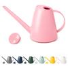 Bamworld Annaffiatoio per Piante da Interno con Beccuccio Lungo1,8L per Giardino Interno Esterno Piccolo Annaffiatoio da Casa Fiori in Rosa