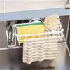TAILI Portaspugna 4 in 1 con ventosa organizer da lavello - Bianco | Portaspugna per lavello da cucina con ventosa antiruggine, riutilizzabile per riporre spazzole, panni e strofinacci
