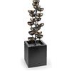blumfeldt Joshua Tree - New Edition, Fontana con accenti acustici e visivi, 17 coppe, Pompa dell'acqua da 7 watt, Standard IPX8, Facile installazione, Uso interno ed esterno, nero