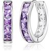 Linawe Orecchini a cerchio piccoli, orecchini a spirale ad anello piercing, gioielli da donna senza nichel, mini orecchini a cerchio in oro argento e rosa