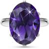 Linawe Anelli da donna, anello regolabile in moissanite con finto diamante, anello da dito grande da donna, gli anelli in rame sono disponibili in tre tonalità di oro, oro rosa e argento