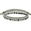 Made by Nami Set di bracciali in tessuto, da uomo e da donna, in diversi colori, bracciali dell'amicizia, da surfisti, gioielli boho