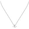 TRUSSARDI T-Logo Collana Donna in Acciaio, Zirconi - TJAXC14