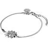 Purelei Iconic Sun - Bracciale in filigrana con ciondolo a forma di sole, in acciaio inox, placcato oro 14 K, 18 K, 16 - 19 cm, elegante gioiello con significato, impermeabile