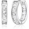 Linawe Orecchini a cerchio piccoli, orecchini a spirale ad anello piercing, gioielli da donna senza nichel, mini orecchini a cerchio in oro argento e rosa