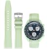 Niziruoup Cinturino Orologio Silicone Gomma Senza Spazi per Omega x Swatch Moonswatch Speedmaster/Rolex Watch/SEIKO 20mm Watch, Cinturino di Ricambio 20mm Cinturini per Orologio da Uomo Donna