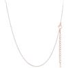 FaithHeart Collana Catenina Donna Catenella Sottile 1/1.4/2/2.5mm | Impermeabile Catena Sottile per Ciondolo, 35-75CM, Argento/Nero/Oro/Oro Rosa