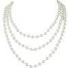 BALINCO Collana di perle bianca 180 cm per il tuo costume Charleston anni '20 collana di perle