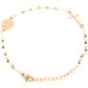 Donipreziosi Bracciale Rosario Classico in Acciaio Resistente Braccialetto Uomo/Donna Unisex Varie Colorazioni Disponibili
