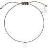 Purelei Bracciale Angelo Angelo - Bracciale in tessuto regolabile con ciondolo simbolico, impermeabile, 16-20 cm, disponibile in oro, argento o oro rosa