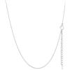 FaithHeart Collana Catenina Donna Catenella Sottile 1/1.4/2/2.5mm | Impermeabile Catena Sottile per Ciondolo, 35-75CM, Argento/Nero/Oro/Oro Rosa
