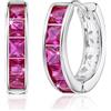 Linawe Orecchini a cerchio piccoli, orecchini a spirale ad anello piercing, gioielli da donna senza nichel, mini orecchini a cerchio in oro argento e rosa