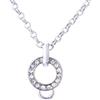 Morella Charms Collana Donna in Acciaio Inox 70 cm con zirconi Bianchi in Sacchetto di Velluto // Disponibile in Diversi Colori