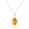 Linawe Collana con ciondolo da donna, con pietra portafortuna in finta pietra portafortuna, set di gioielli alla moda Disponibile nei toni dell'oro, oro rosa e argento