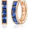 Linawe Orecchini a cerchio piccoli, orecchini a spirale ad anello piercing, gioielli da donna senza nichel, mini orecchini a cerchio in oro argento e rosa