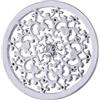 Morella donna Coins Moneta Ciondolo rotondo 33 mm con zirconi