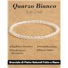 Landorilo Bracciale in Pietra Naturale da 4 mm, 44 Pietre Naturali | Adatto Donna e Uomo, Braccialetti Yoga Elastico Portafortuna, Idea Regalo Gioiello per Compleanno Anniversario Natale