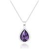 Linawe Collana con ciondolo da donna, con pietra portafortuna in finta pietra portafortuna, set di gioielli alla moda Disponibile nei toni dell'oro, oro rosa e argento