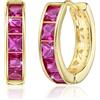 Linawe Orecchini a cerchio piccoli, orecchini a spirale ad anello piercing, gioielli da donna senza nichel, mini orecchini a cerchio in oro argento e rosa