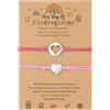 AUAUY Regali di Ritorno a Scuola, Bracciale Madre e Figlia Bracciale Mamma e Figlio Regalo per Madre, Regali per il Primo Giorno di Scuola per Ragazze e Ragazzi, Natale Regalo, Amore