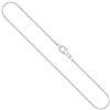 EDELIND Collana in oro da uomo e donna, 1,5 mm, collana rotonda 375, 585 o 750, in oro bianco, collana in oro reale