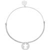 Purelei Bracciale Angel, Bracciale dell'angelo custode per donne e bambini, Bracciale portafortuna in nylon con ciondolo in acciaio inossidabile, lunghezza regolabile individualmente