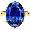 Linawe Anelli da donna, anello regolabile in moissanite con finto diamante, anello da dito grande da donna, gli anelli in rame sono disponibili in tre tonalità di oro, oro rosa e argento