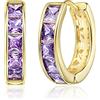 Linawe Orecchini a cerchio piccoli, orecchini a spirale ad anello piercing, gioielli da donna senza nichel, mini orecchini a cerchio in oro argento e rosa