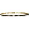 Zavana Bracciale Tennis Donna 2,5 mm con Zirconi, Elegante e Sottile | Moda Donna, Chiusura Moschettone, Regalo Donna