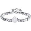 FaithHeart Bracciale Uomo Rosario Meraviglioso Bracciale Medaglia Croce San Michele/San Benedetto/Gesù Catena a Sfera Bracciale in Acciaio Inox Impermeabile Anallergico