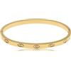 Made by Nami Bracciale Malocchio Donna Oro Acciaio Chirurgico Antiallergico 5.8cm Nazar Spirituale Boho