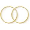 EDELIND Orecchini Cerchi Grandi in oro giallo 333, 375, 585, 750, cerchi in oro da 60 mm, gioielli da donna, confezione regalo per gioielli