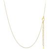 FaithHeart Collana Catenina Donna Catenella Sottile 1/1.4/2/2.5mm | Impermeabile Catena Sottile per Ciondolo, 35-75CM, Argento/Nero/Oro/Oro Rosa