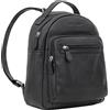 STILORD "Kima" Zaino Piccolo Ladies Vintage City Backpack Zaino donna Handbag Mini Daypack Daypack Ladies Backpack Vera Pelle Colore:nero